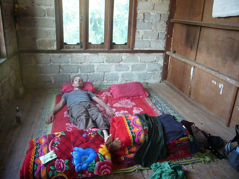 The second night - our own bedroom.